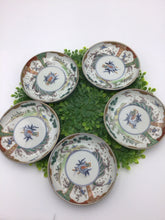 Load image into Gallery viewer, Set of 5 Antique Japanese Imari Porcelain Appetizer Plates

