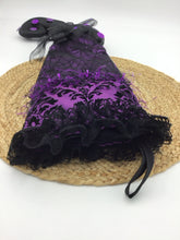 Load image into Gallery viewer, CRACKER BARREL PURPLE WITCH BOOT STOCKING
