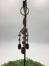 Load image into Gallery viewer, Steven Dweck Bronze Tiger Eye Charm Key Chain

