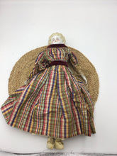 Load image into Gallery viewer, Antique German Marion China Head Doll Blonde Curls Blue Eyes

