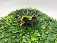 Load image into Gallery viewer, CALIF USA Footed Pedestal Dish Green/Brown
