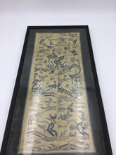 Load image into Gallery viewer, Antique Chinese Framed Hand Embroidered Silk Textile
