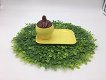 Load image into Gallery viewer, Yellow, Franciscanware Pottery Tray and Condiment Server

