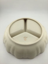 Load image into Gallery viewer, Holly Berry Gold Trim 3 Divided Relish Dish
