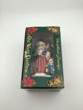 Load image into Gallery viewer, Old World Christmas Handblown Santa ornament in BOX
