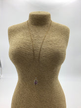 Load image into Gallery viewer, Square Amethyst Pendant
