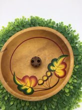 Load image into Gallery viewer, Painted Acorn Footed Wooden Nut Bowl
