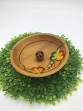 Load image into Gallery viewer, Painted Acorn Footed Wooden Nut Bowl
