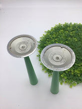 Load image into Gallery viewer, Green Bakelite &amp; Chrome Bud Vase
