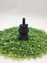 Load image into Gallery viewer, 5" Miniature Black Cast Iron Pot Belly Stove
