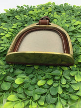 Load image into Gallery viewer, Equestrian Brass/ Leather Free Standing Photo Frame
