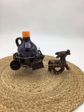 Load image into Gallery viewer, fairway Donkey/Cart Little Brown Jug &amp; 4 Shot Glasses
