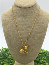 Load image into Gallery viewer, MAX FACTOR Deer Solid Perfume Compact NECKLACE
