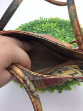 Load image into Gallery viewer, Patricia Nash leather bag- multicolored floral print
