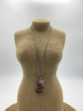 Load image into Gallery viewer, Fire Opal Ruby Red Stones Set Sterling Silver Stainless Steel Chain
