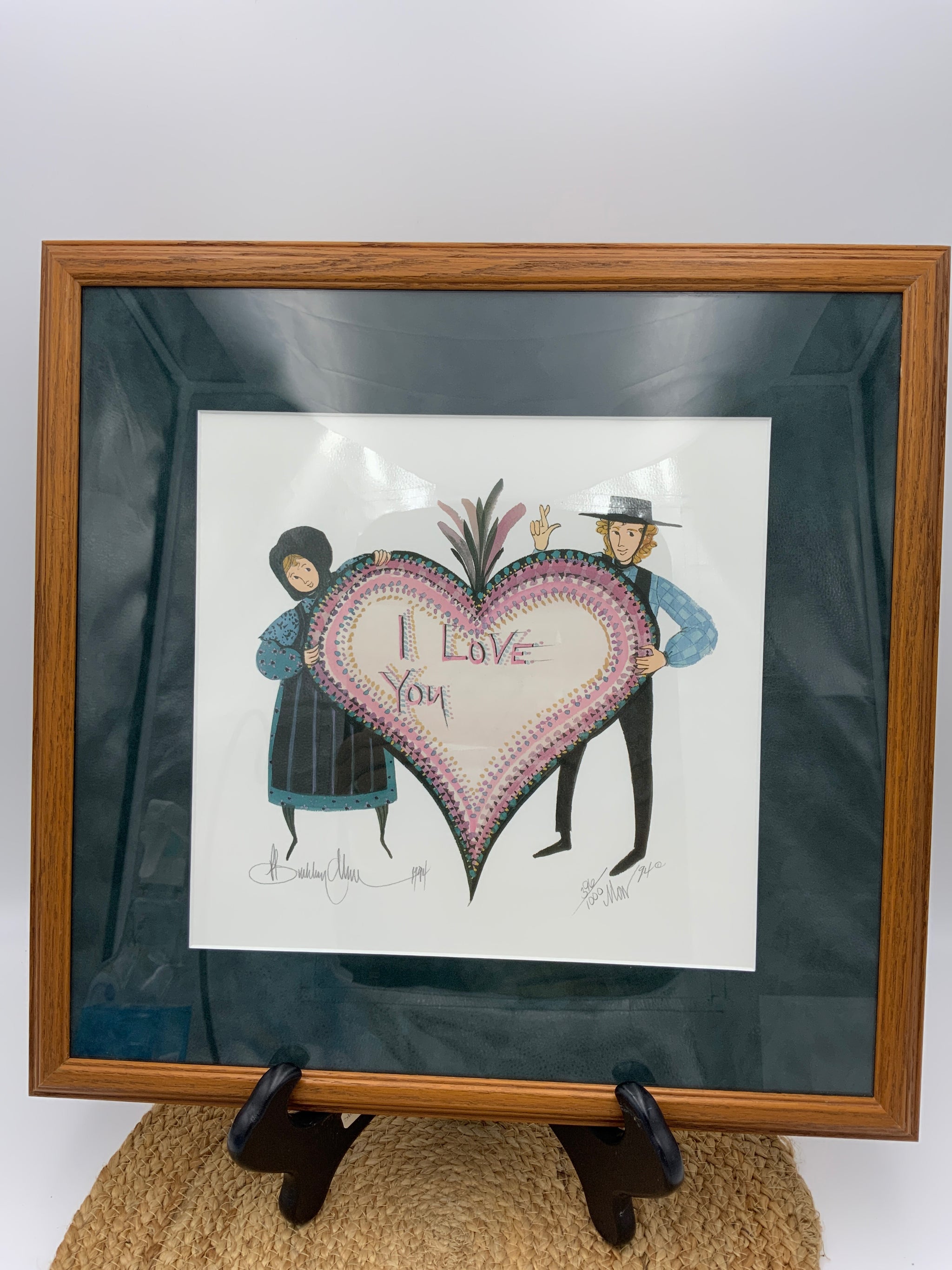 P. Buckley Moss モス 額装 ポスター カリグラフィー アート P. Buckley Moss Picture – Consignment Gallery