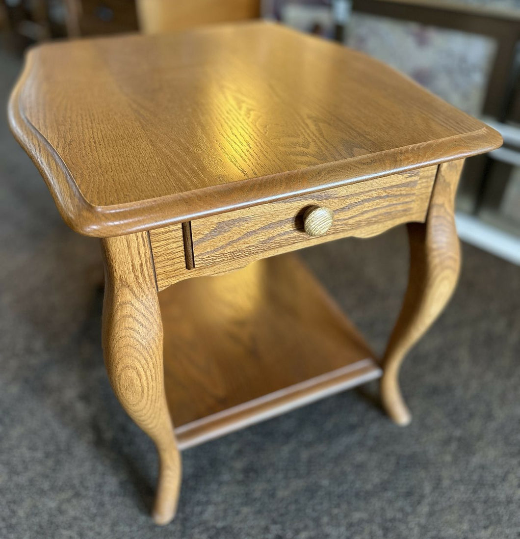 Oak End Table